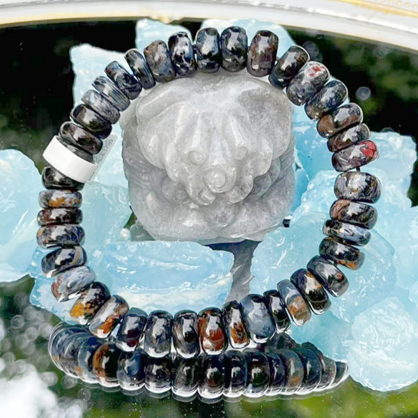 AEELIN  Natural Pietersite  Dounut Bracelet