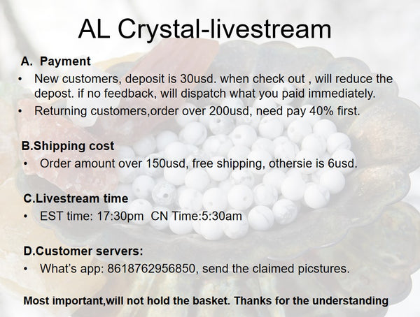 [AL crystal shop]_payment link_Sara’s livestream